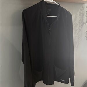 Med Couture Black Scrub Jacket